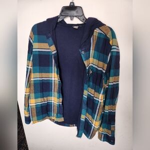 Eddie Bauer Hooded Flannel